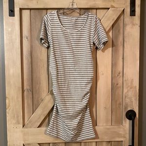 Striped Maternity Dress